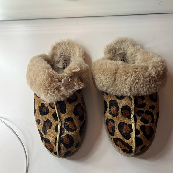 Leopard print scuffette Uggs - Picture 2 of 11